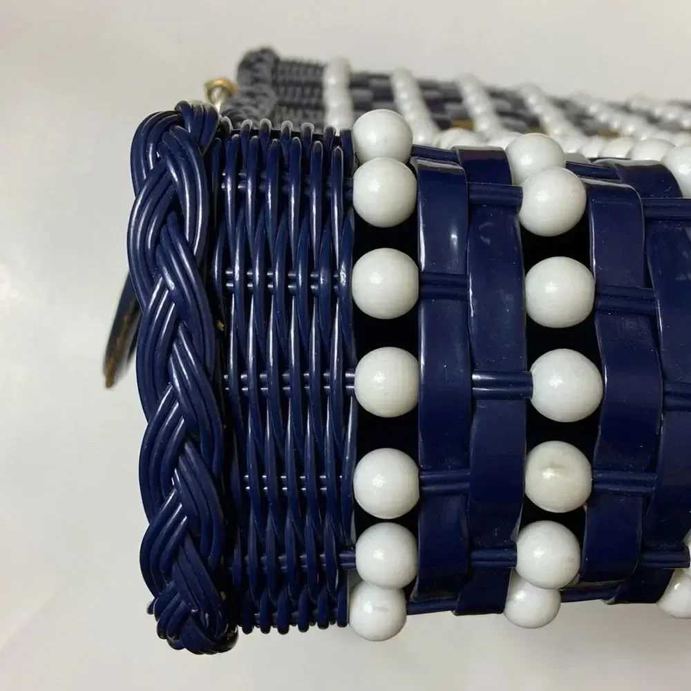 Handmade Made In Hong Kong Plastic & Metal Women Handbags